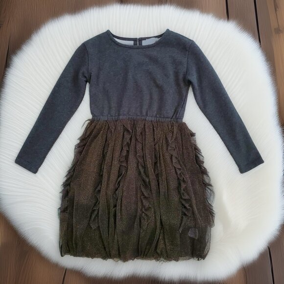 Crewcuts Metallic Dress Size 8 - Picture 1 of 5